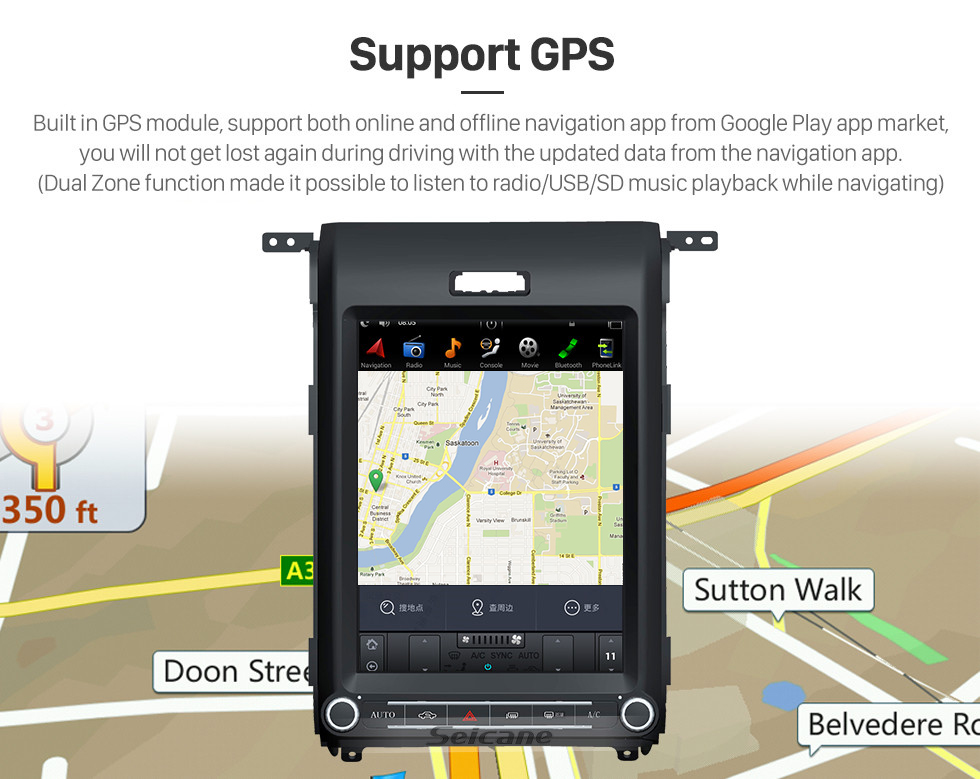 Seicane 12.1 pulgadas Android 9.0 Unidad principal Estéreo para automóvil Sat Navi Reproductor multimedia para 2013 2014 2015 Ford F150 F250 F350 Expedition con GPS Radio DVD Bluetooth 3G WiFi Soporte SWC 3 zonas POP Seicane 12.1 pulgadas Android 9.0 Unidad principal Estéreo para automóvil Sat Navi Reproductor multimedia para 2013 2014 2015 Ford F150 F250 F350 Expedition con GPS Radio DVD Bluetooth 3G WiFi Soporte SWC 3 zonas POP