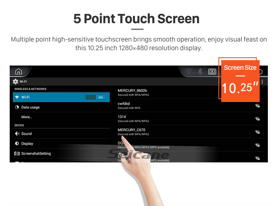 Seicane 10.25 Inch HD Touchscreen Android 8.1 for 2011 2012 BMW 5 Series F10 F11 CIC Car Stereo Radio Head Unit GPS Navigation Bluetooth Phone MP3 Support Steering Wheel Control WIFI Backup Camera Seicane 10.25 Inch HD Touchscreen Android 8.1 for 2011 2012 BMW 5 Series F10 F11 CIC Car Stereo Radio Head Unit GPS Navigation Bluetooth Phone MP3 Support Steering Wheel Control WIFI Backup Camera