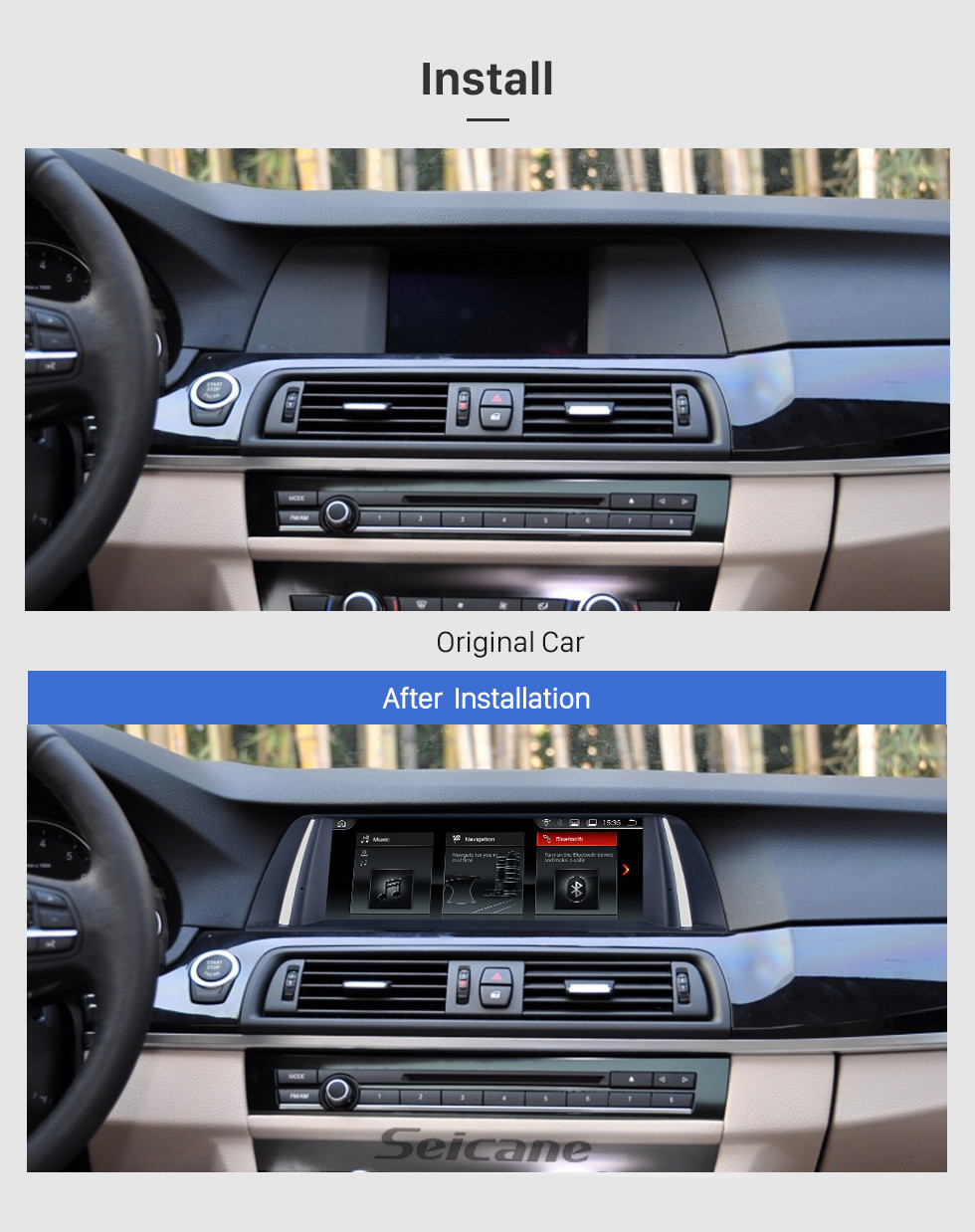 Seicane 10.25 Inch HD Touchscreen Android 8.1 for 2011 2012 BMW 5 Series F10 F11 CIC Car Stereo Radio Head Unit GPS Navigation Bluetooth Phone MP3 Support Steering Wheel Control WIFI Backup Camera Seicane 10.25 Inch HD Touchscreen Android 8.1 for 2011 2012 BMW 5 Series F10 F11 CIC Car Stereo Radio Head Unit GPS Navigation Bluetooth Phone MP3 Support Steering Wheel Control WIFI Backup Camera