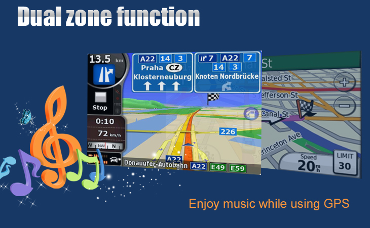 Dual zone function Android 7-дюймовый Автомобильный DVD Плеер для Ауди A3(сенсорным дисплеем,GPS,ТВ,Ipod, 3G,Wifi)