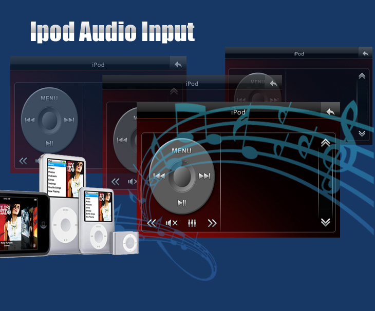 Ipod Audio Input Android 7-дюймовый Автомобильный DVD Плеер для Ауди A3(сенсорным дисплеем,GPS,ТВ,Ipod, 3G,Wifi)