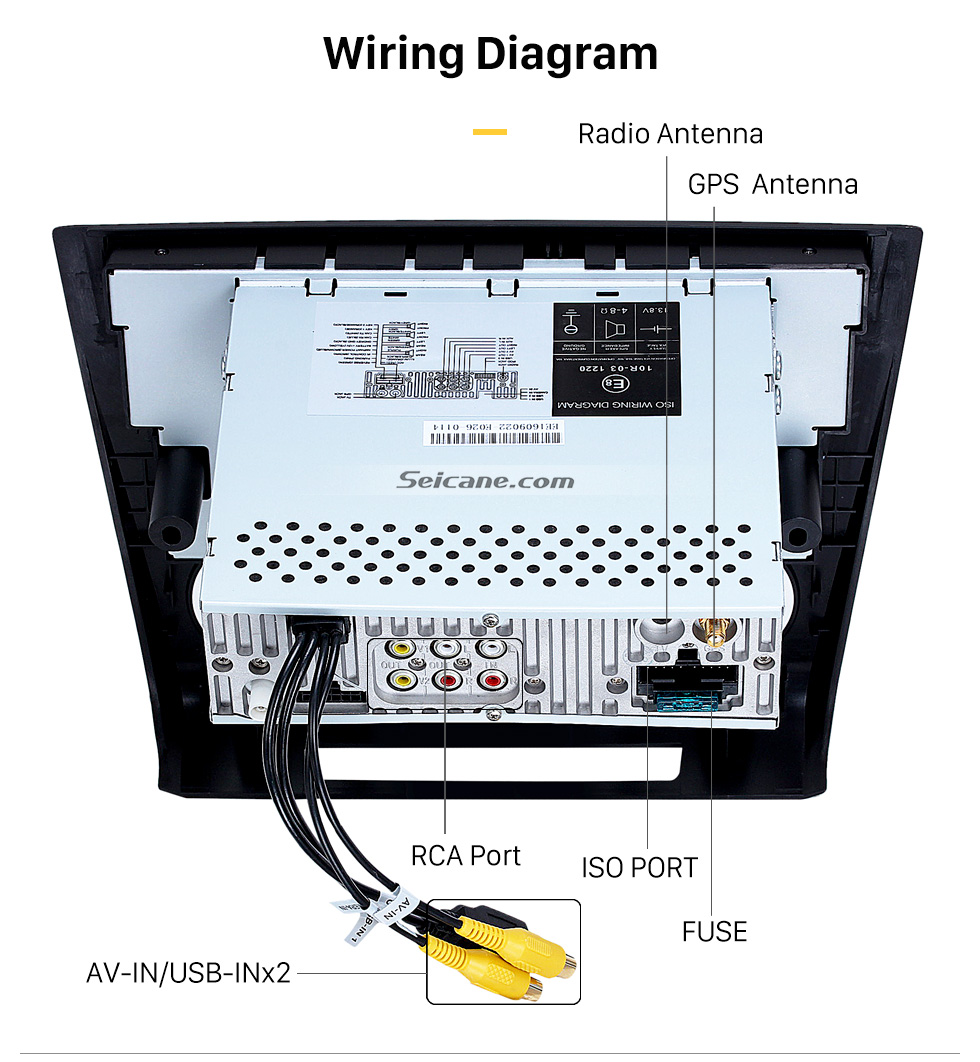 Wiring Diagram Android 4.4.4 7 Inch Car DVD Player for BMW 1 Series 120i E87(Touchscreen,GPS,TV,Ipod, 3G,Wifi)