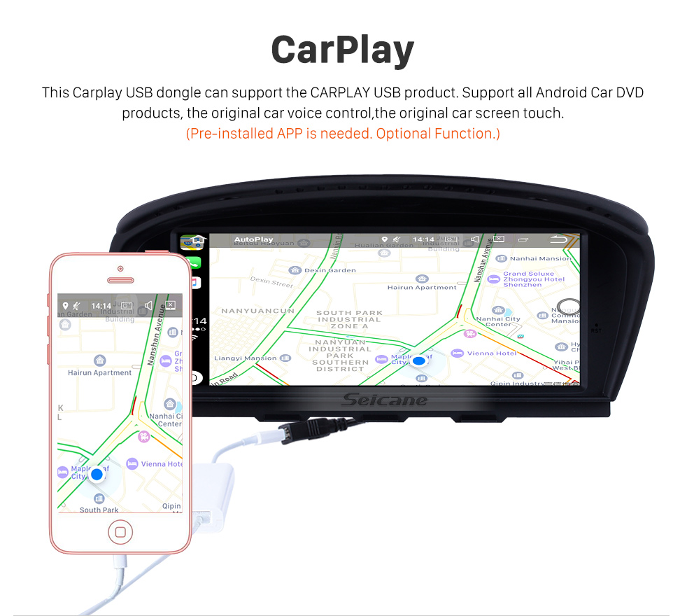 Seicane 8.8 inch Android 8.1 Touchscreen Radio for 2009-2012 BMW 3 Series E90 E91 E92 E93 316i 2005-2010 BMW 5 E60 E61 E62 CCC GPS Navigation Head unit Bluetooth Music USB WIFI SWC Seicane 8.8 inch Android 8.1 Touchscreen Radio for 2009-2012 BMW 3 Series E90 E91 E92 E93 316i 2005-2010 BMW 5 E60 E61 E62 CCC GPS Navigation Head unit Bluetooth Music USB WIFI SWC