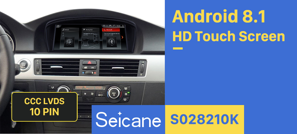 Seicane 8.8 inch Android 8.1 Touchscreen Radio for 2009-2012 BMW 3 Series E90 E91 E92 E93 316i 2005-2010 BMW 5 E60 E61 E62 CCC GPS Navigation Head unit Bluetooth Music USB WIFI SWC Seicane 8.8 inch Android 8.1 Touchscreen Radio for 2009-2012 BMW 3 Series E90 E91 E92 E93 316i 2005-2010 BMW 5 E60 E61 E62 CCC GPS Navigation Head unit Bluetooth Music USB WIFI SWC