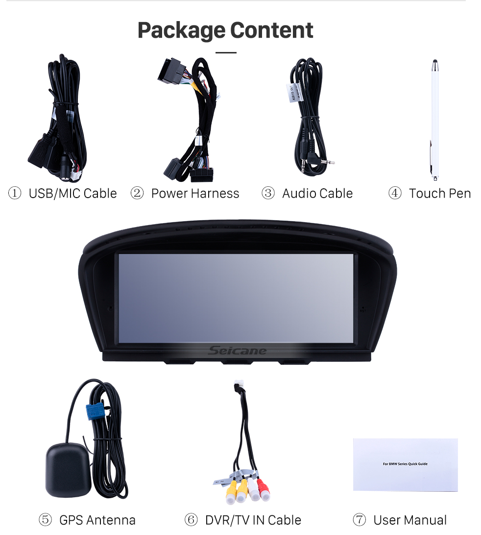 Seicane 8.8 inch Android 8.1 Touchscreen Radio for 2009-2012 BMW 3 Series E90 E91 E92 E93 316i 2005-2010 BMW 5 E60 E61 E62 CCC GPS Navigation Head unit Bluetooth Music USB WIFI SWC Seicane 8.8 inch Android 8.1 Touchscreen Radio for 2009-2012 BMW 3 Series E90 E91 E92 E93 316i 2005-2010 BMW 5 E60 E61 E62 CCC GPS Navigation Head unit Bluetooth Music USB WIFI SWC