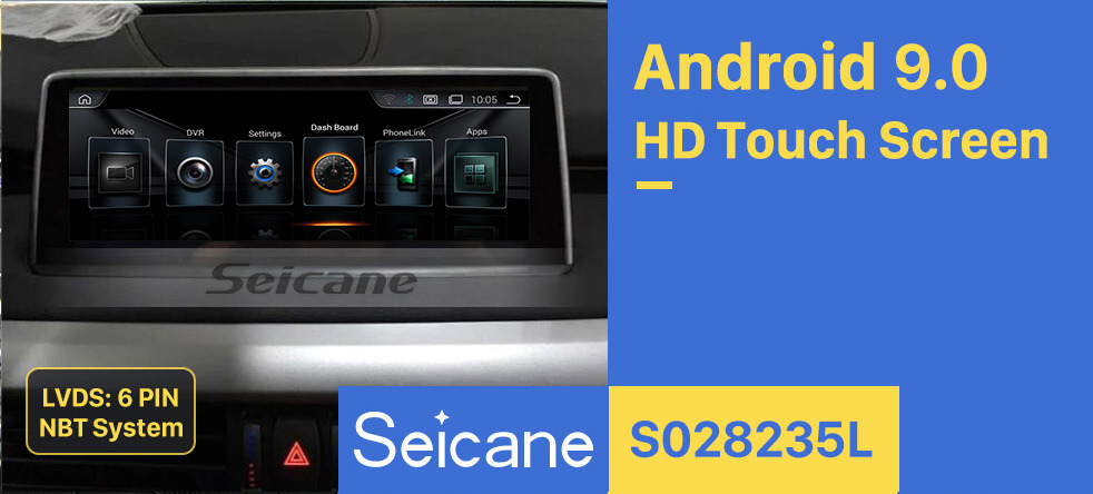 Seicane 10,25-дюймовый Android 9.0 2014-2017 BMW X5 F15 NBT Автомобильная стереосистема Автомагнитола GPS-система навигации Поддержка Bluetooth USB WI-FI Камера заднего вида Управление рулевого колеса Seicane 10,25-дюймовый Android 9.0 2014-2017 BMW X5 F15 NBT Автомобильная стереосистема Автомагнитола GPS-система навигации Поддержка Bluetooth USB WI-FI Камера заднего вида Управление рулевого колеса