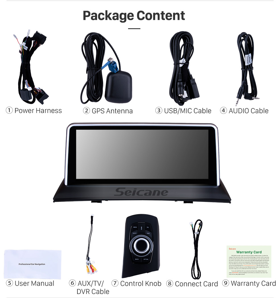 Seicane 10,25 polegadas android 8.1 hd touchscreen 2004-2009 bmw x3 e83 carro estéreo unidade de cabeça de rádio navegação por gps do bluetooth telefone música suporte wi-fi usb controle de volante câmera de backup Seicane 10,25 polegadas android 8.1 hd touchscreen 2004-2009 bmw x3 e83 carro estéreo unidade de cabeça de rádio navegação por gps do bluetooth telefone música suporte wi-fi usb controle de volante câmera de backup