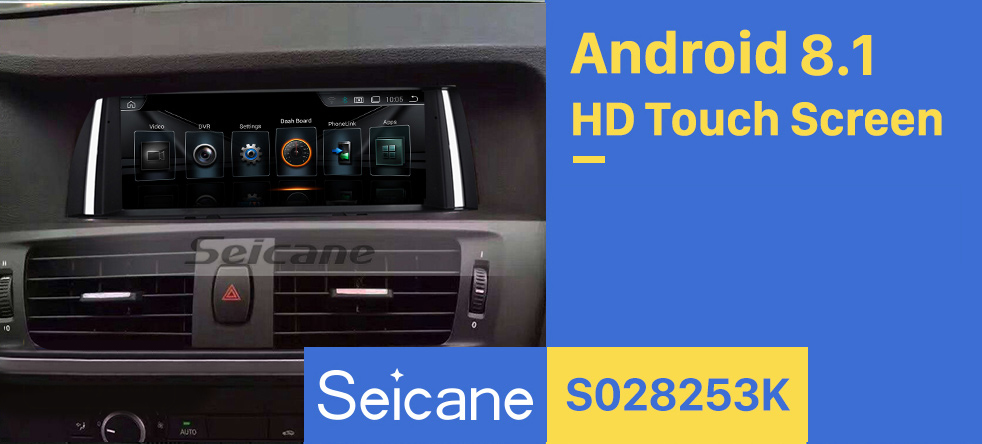 Seicane OEM 8.8 Inch Android 8.1 HD Touchscreen 2011-2013 BMW X3 F25 CIC Radio Head Unit GPS Navigation Bluetooth Support USB WIFI OBD2 Rearview Camera Steering Wheel Control Seicane OEM 8.8 Inch Android 8.1 HD Touchscreen 2011-2013 BMW X3 F25 CIC Radio Head Unit GPS Navigation Bluetooth Support USB WIFI OBD2 Rearview Camera Steering Wheel Control