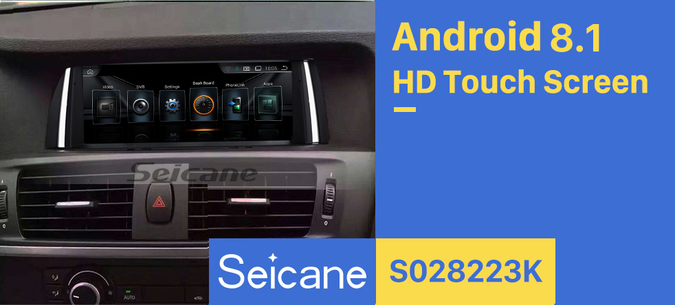 Seicane 8.8 Inch Android 8.1 HD Touchscreen 2014-2016 BMW X3 F25/X4 F26 NBT Aftermarket Radio Head Unit Car Stereo GPS Navigation System Bluetooth Phone Support WIFI Steering Wheel Control Rearview Camera Seicane 8.8 Inch Android 8.1 HD Touchscreen 2014-2016 BMW X3 F25/X4 F26 NBT Aftermarket Radio Head Unit Car Stereo GPS Navigation System Bluetooth Phone Support WIFI Steering Wheel Control Rearview Camera