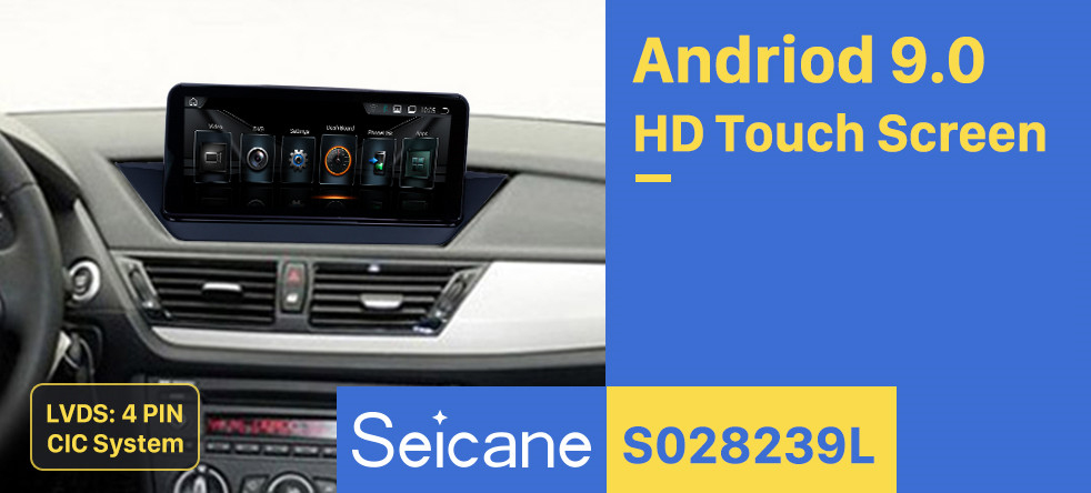 Seicane 10,25 polegadas HD Touchscreen Android 8.1 2009-2015 BMW X1 E84 com monitor / CIC Reposição Rádio Head Unit Car Stereo Sistema de navegação GPS Bluetooth Phone Suporte Wi-Fi DVR Controle de volante Seicane 10,25 polegadas HD Touchscreen Android 8.1 2009-2015 BMW X1 E84 com monitor / CIC Reposição Rádio Head Unit Car Stereo Sistema de navegação GPS Bluetooth Phone Suporte Wi-Fi DVR Controle de volante