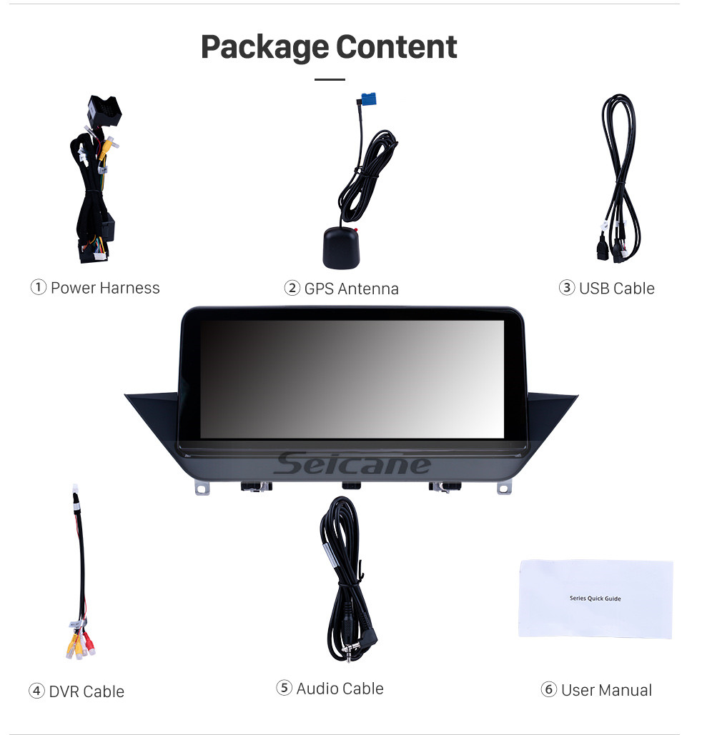 Seicane 10.25 Polegada HD Touchscreen Android 9.0 2009-2015 BMW X1 E84 Com monitor / CIC Reposição Rádio Cabeça Unidade de Carro Estéreo GPS Sistema de Navegação Bluetooth Suporte por Telefone Wi-Fi DVR Controle de Volante Seicane 10.25 Polegada HD Touchscreen Android 9.0 2009-2015 BMW X1 E84 Com monitor / CIC Reposição Rádio Cabeça Unidade de Carro Estéreo GPS Sistema de Navegação Bluetooth Suporte por Telefone Wi-Fi DVR Controle de Volante