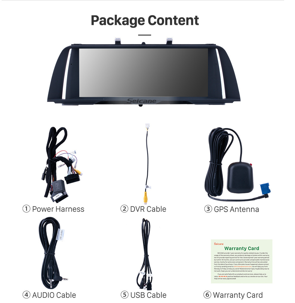 Seicane 10,25 polegadas HD Touchscreen Android 8.1 2011 2012 BMW Série 5 F10 / F11 CIC Car Unidade de Cabeça de Rádio Estéreo Navegação GPS Bluetooth Phone MP3 Suporte Controle de volante WIFI Seicane 10,25 polegadas HD Touchscreen Android 8.1 2011 2012 BMW Série 5 F10 / F11 CIC Car Unidade de Cabeça de Rádio Estéreo Navegação GPS Bluetooth Phone MP3 Suporte Controle de volante WIFI
