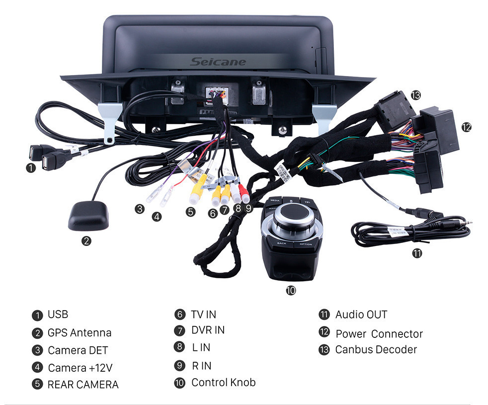 Seicane 10,25 Zoll HD Touchscreen Android 8.1 2009-2015 BMW X1 E84 Autoradio Haupteinheit GPS Navigation Bluetooth Unterstützung Rückfahrkamera Lenkradsteuerung USB WIFI Spiegel Verbindung OBD2 Seicane 10,25 Zoll HD Touchscreen Android 8.1 2009-2015 BMW X1 E84 Autoradio Haupteinheit GPS Navigation Bluetooth Unterstützung Rückfahrkamera Lenkradsteuerung USB WIFI Spiegel Verbindung OBD2