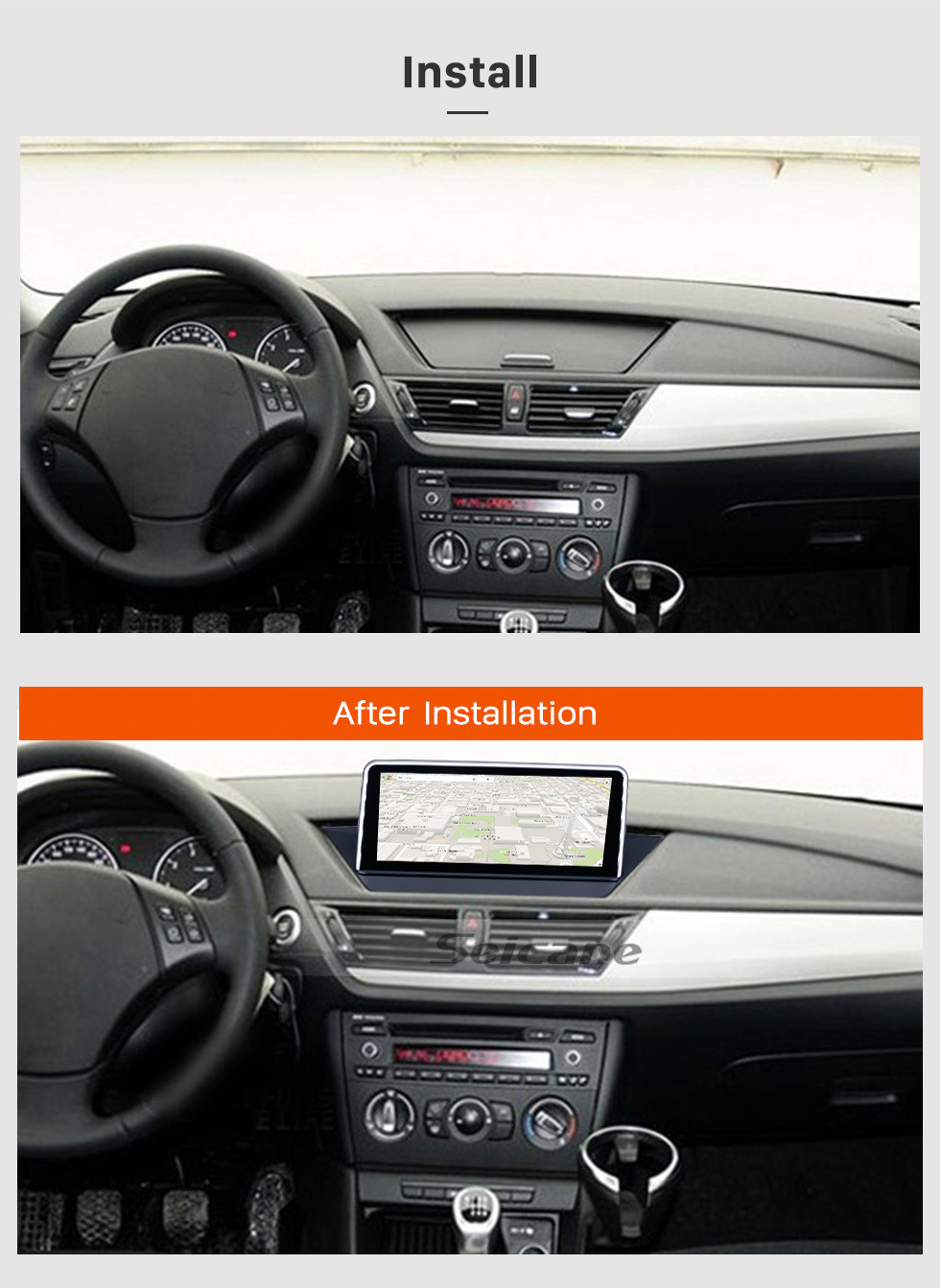 Seicane 10,25 Zoll HD Touchscreen Android 8.1 2009-2015 BMW X1 E84 Autoradio Haupteinheit GPS Navigation Bluetooth Unterstützung Rückfahrkamera Lenkradsteuerung USB WIFI Spiegel Verbindung OBD2 Seicane 10,25 Zoll HD Touchscreen Android 8.1 2009-2015 BMW X1 E84 Autoradio Haupteinheit GPS Navigation Bluetooth Unterstützung Rückfahrkamera Lenkradsteuerung USB WIFI Spiegel Verbindung OBD2