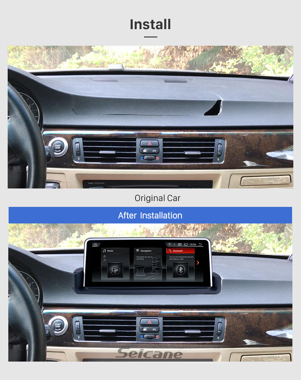 Seicane 10.25 Polegada Android 9.0 2006-2012 BMW E90 E91 E92 E93 Unidade de Cabeça de Rádio Estéreo Do Carro Sistema de Navegação GPS Suporte Bluetooth USB WI-FI Câmera de Visão Traseira controle de volante Seicane 10.25 Polegada Android 9.0 2006-2012 BMW E90 E91 E92 E93 Unidade de Cabeça de Rádio Estéreo Do Carro Sistema de Navegação GPS Suporte Bluetooth USB WI-FI Câmera de Visão Traseira controle de volante