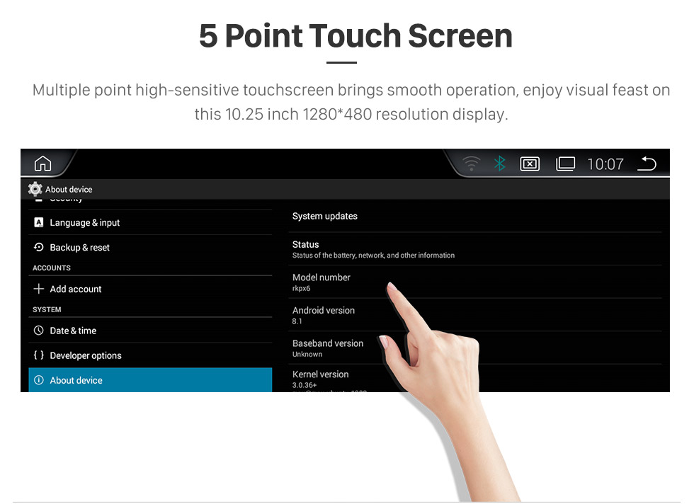 Seicane 10,25-дюймовый сенсорный экран Android 8.1 2011-2012 BMW 6 серии F06 / F12 CIC GPS-навигация Радио с USB WIFI Поддержка Bluetooth TPMS DVR Цифровое ТВ