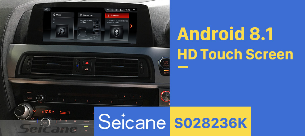 Seicane 10,25 Zoll Touchscreen Android 8.1 2011-2012 BMW 6er-Reihe F06 / F12-CIC-GPS-Navigationsradio mit USB WIFI Bluetooth-Unterstützung TPMS DVR Digital TV Seicane 10,25 Zoll Touchscreen Android 8.1 2011-2012 BMW 6er-Reihe F06 / F12-CIC-GPS-Navigationsradio mit USB WIFI Bluetooth-Unterstützung TPMS DVR Digital TV