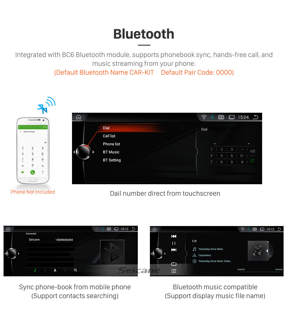 Seicane 10,25-дюймовый Android 9.0 HD с сенсорным экраном GPS-навигатор для BMW Z4 E85 оригинал без монитора Радио Стерео USB Поддержка Bluetooth Mirror Link DVR