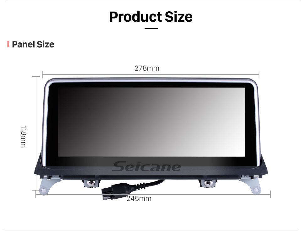Seicane 10,25 polegadas Android 10.0 para BMW X5 E70 / X6 E71 (2011-2014) CCC Radio HD Tela sensível ao toque GPS Sistema de navegação com suporte Bluetooth Carplay DVR Seicane 10,25 polegadas Android 10.0 para BMW X5 E70 / X6 E71 (2011-2014) CCC Radio HD Tela sensível ao toque GPS Sistema de navegação com suporte Bluetooth Carplay DVR