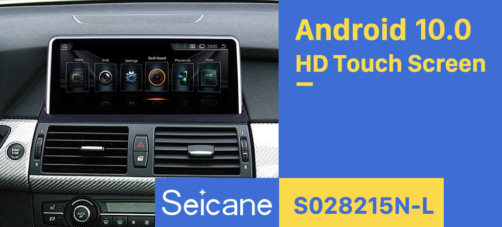 Seicane 10,25 polegadas Android 10.0 para BMW X5 E70 / X6 E71 (2011-2014) CCC Radio HD Tela sensível ao toque GPS Sistema de navegação com suporte Bluetooth Carplay DVR Seicane 10,25 polegadas Android 10.0 para BMW X5 E70 / X6 E71 (2011-2014) CCC Radio HD Tela sensível ao toque GPS Sistema de navegação com suporte Bluetooth Carplay DVR