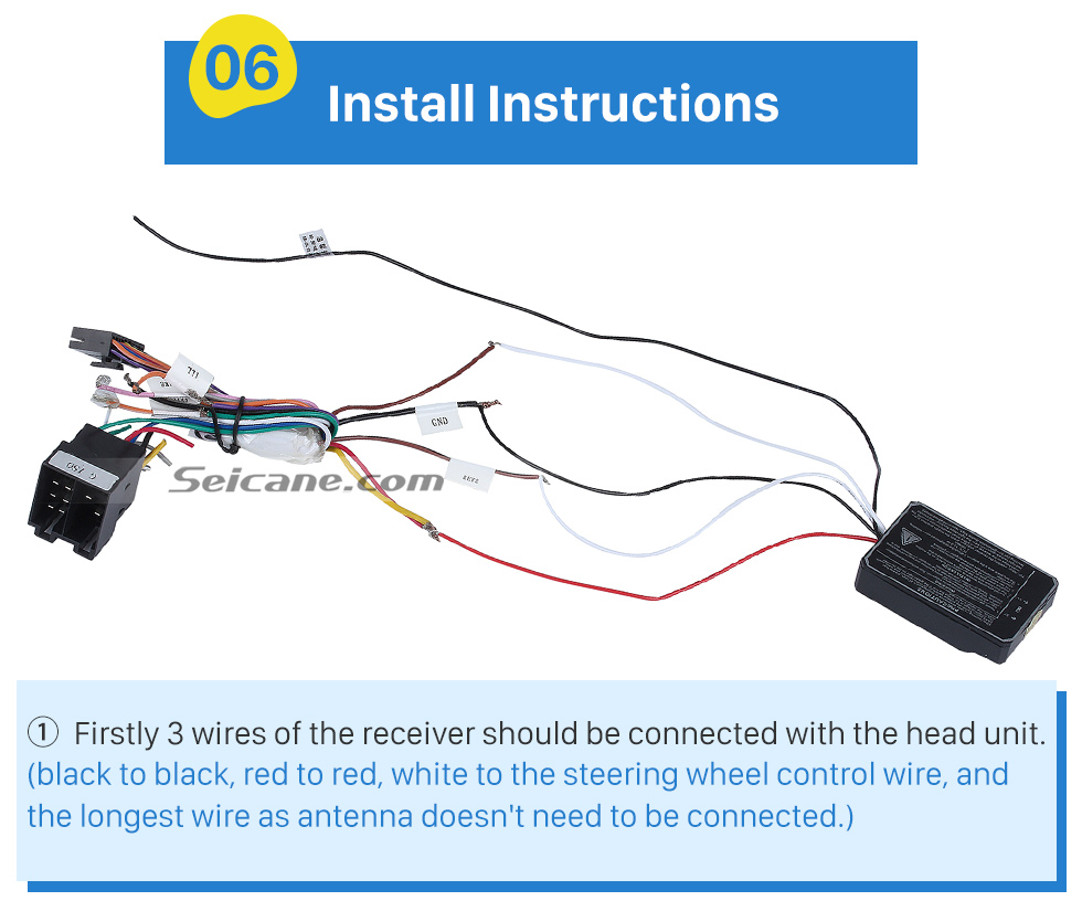 Install Instructions Universal multifunctional wireless steering wheel controller for Car DVD player GPS navigation system Install Instructions Universal multifunctional wireless steering wheel controller for Car DVD player GPS navigation system