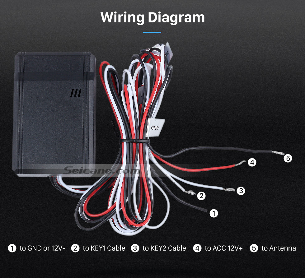 Wiring Diagram Seicane Black Car Universal Wireless multifunctional Steering Wheel Controller for GPS Audio CD DVD Radio Wiring Diagram Seicane Black Car Universal Wireless multifunctional Steering Wheel Controller for GPS Audio CD DVD Radio