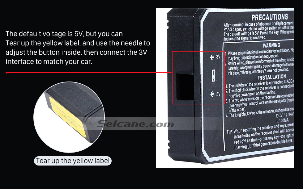Seicane Car Universal Wireless multifunctional Steering Wheel Controller for GPS Audio CD DVD Radio Gray Seicane Car Universal Wireless multifunctional Steering Wheel Controller for GPS Audio CD DVD Radio Gray