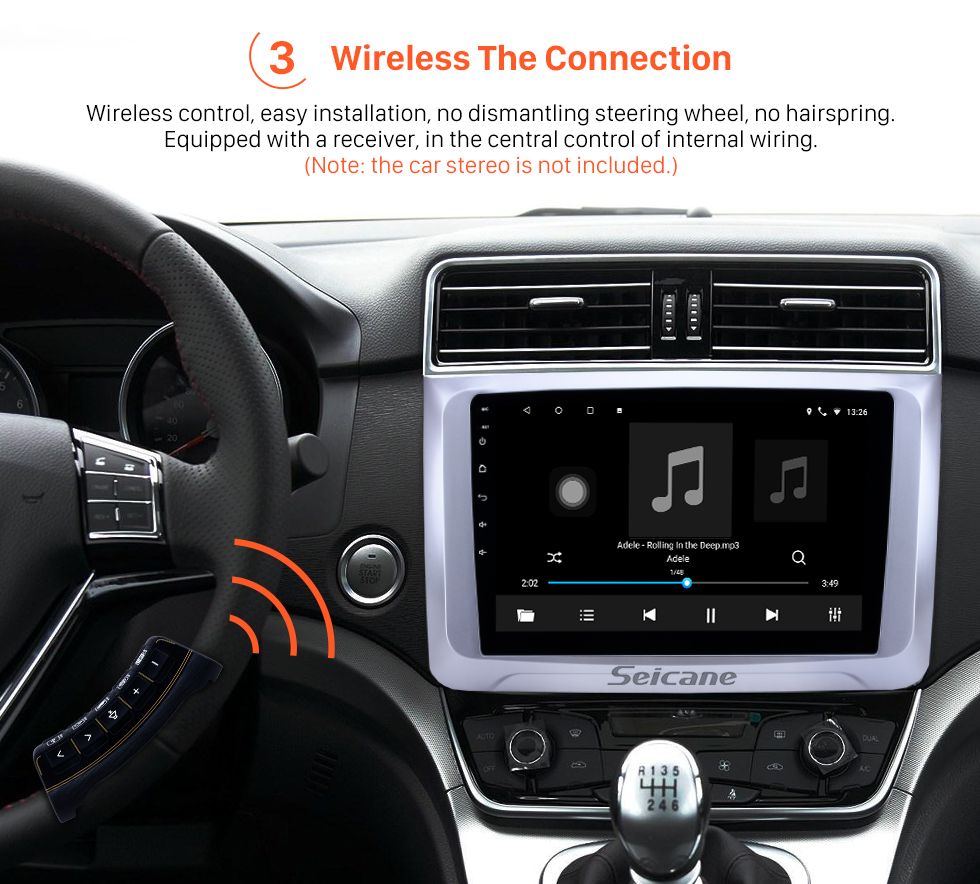 Seicane Universal multifunctional wireless steering wheel controller for Car DVD player GPS navigation system Seicane Universal multifunctional wireless steering wheel controller for Car DVD player GPS navigation system