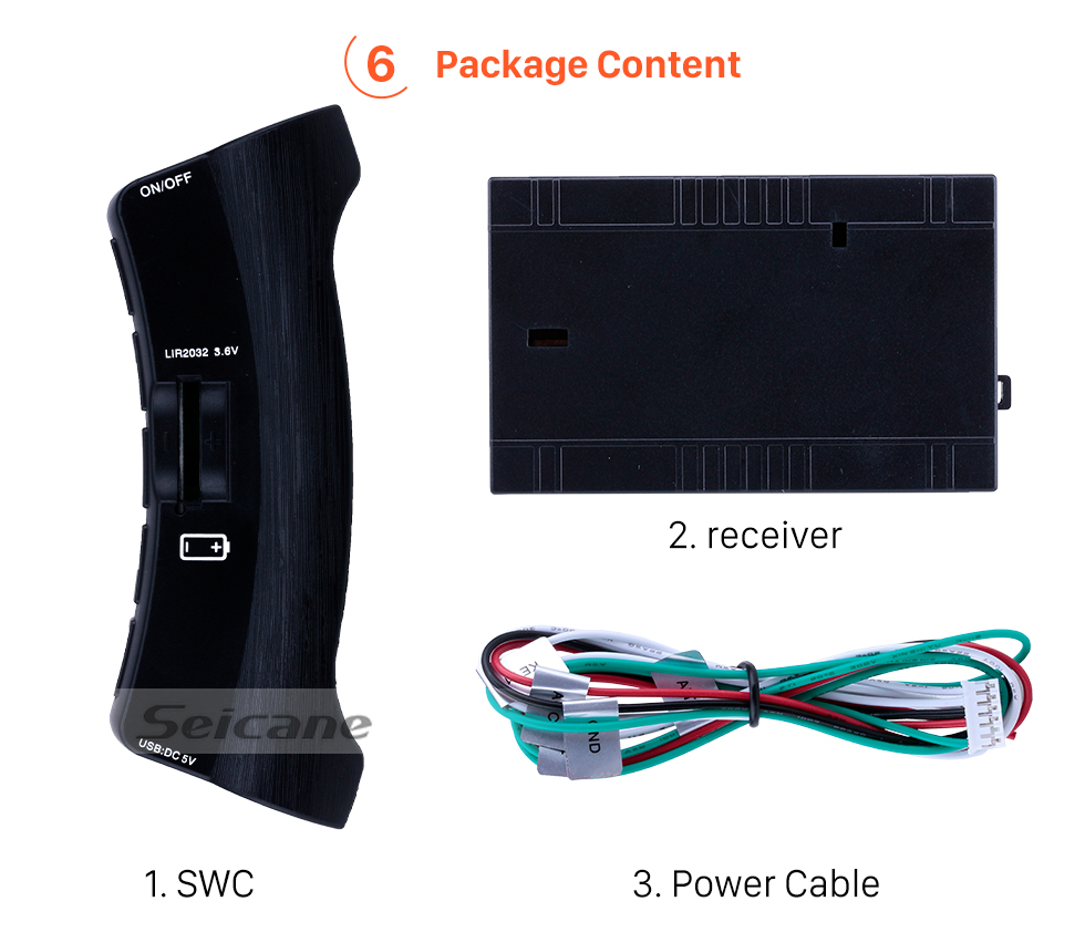 Seicane Universal multifunctional wireless steering wheel controller for Car DVD player GPS navigation system Seicane Universal multifunctional wireless steering wheel controller for Car DVD player GPS navigation system