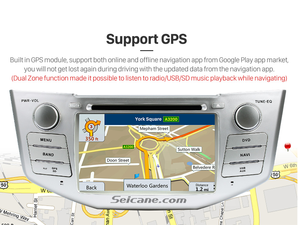 Seicane Pure Android 8.0 In Dash DVD GPS System for 2004-2010 Lexus RX 330 with Bluetooth HD touch screen OBD2 DVR Rearview camera TV 1080P Video 3G WIFI Steering Wheel Control USB SD Seicane Pure Android 8.0 In Dash DVD GPS System for 2004-2010 Lexus RX 330 with Bluetooth HD touch screen OBD2 DVR Rearview camera TV 1080P Video 3G WIFI Steering Wheel Control USB SD