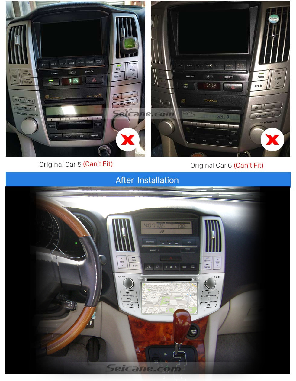 Seicane Android 8.0 Встроенные DVD Система GPS для 2004-2010 Lexus RX 350 с Bluetooth HD сенсорным дисплеем OBD2 DVR заднего вида камеры TB 1080P видео 3G WIFI Управление рулевого колеса USB SD Seicane Android 8.0 Встроенные DVD Система GPS для 2004-2010 Lexus RX 350 с Bluetooth HD сенсорным дисплеем OBD2 DVR заднего вида камеры TB 1080P видео 3G WIFI Управление рулевого колеса USB SD