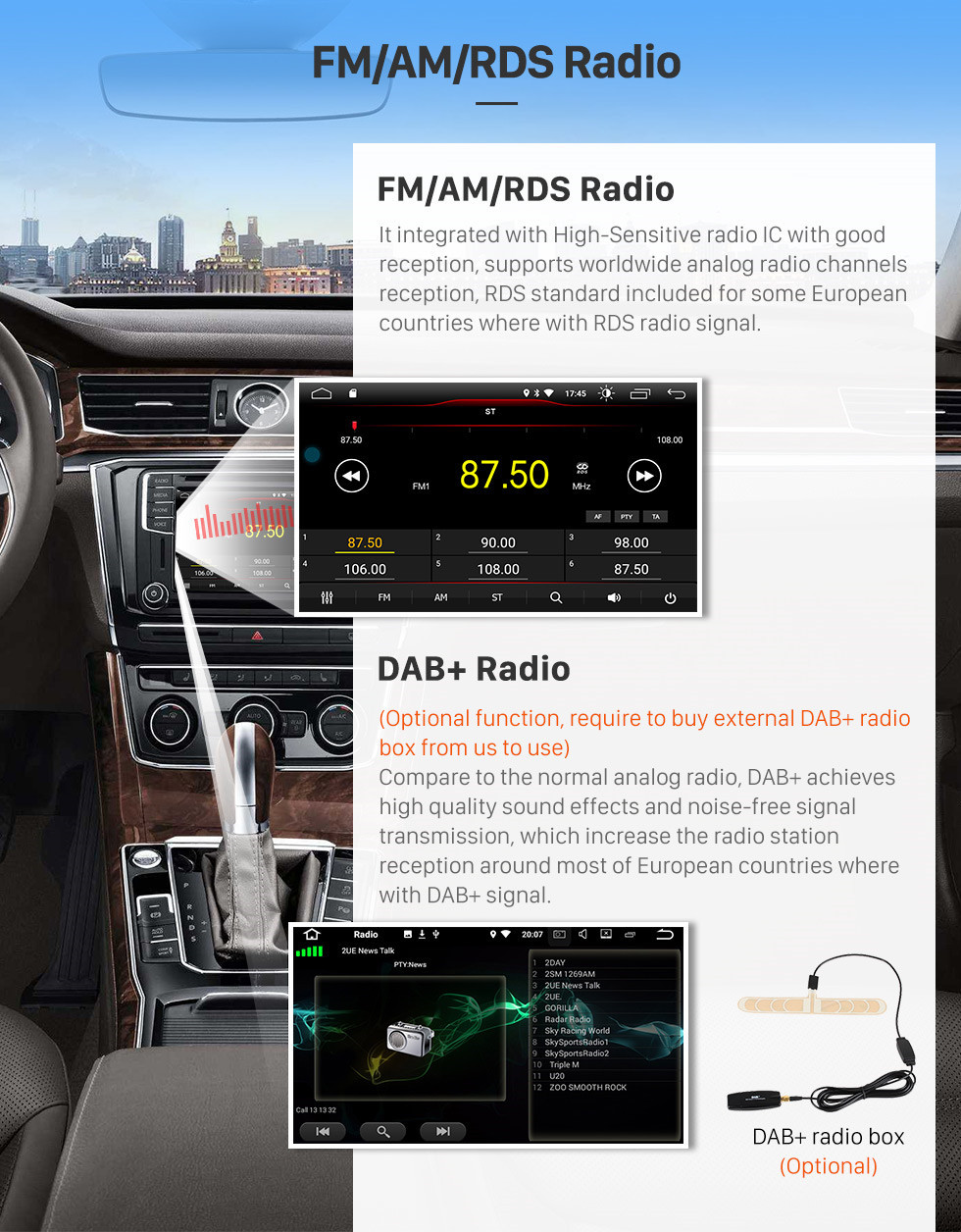 Seicane Android 8.1 HD TouchScreen Radio for 2003-2006 Jeep Wrangler with GPS Navigation System DVR WIFI OBD2 Bluetooth Steering Wheel control Mirror link 1080P TV USB SD Seicane Android 8.1 HD TouchScreen Radio for 2003-2006 Jeep Wrangler with GPS Navigation System DVR WIFI OBD2 Bluetooth Steering Wheel control Mirror link 1080P TV USB SD
