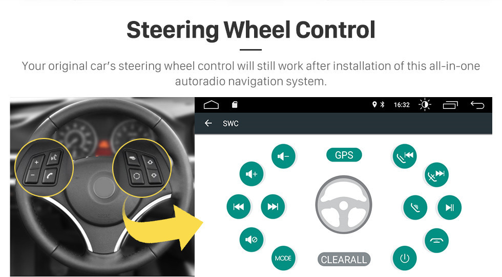Seicane Android 8.1 HD Touchscrenn Автомобильный радиоприемник на 2001-2007 год Chrysler 300M PT Cruiser Sebring Concorde Grand Voyager Town & Country GPS-навигатор Bluetooth Поддержка камеры заднего вида Управление рулевым колесом USB SD WIFI Зеркальная связь OB Seicane Android 8.1 HD Touchscrenn Автомобильный радиоприемник на 2001-2007 год Chrysler 300M PT Cruiser Sebring Concorde Grand Voyager Town & Country GPS-навигатор Bluetooth Поддержка камеры заднего вида Управление рулевым колесом USB SD WIFI Зеркальная связь OB