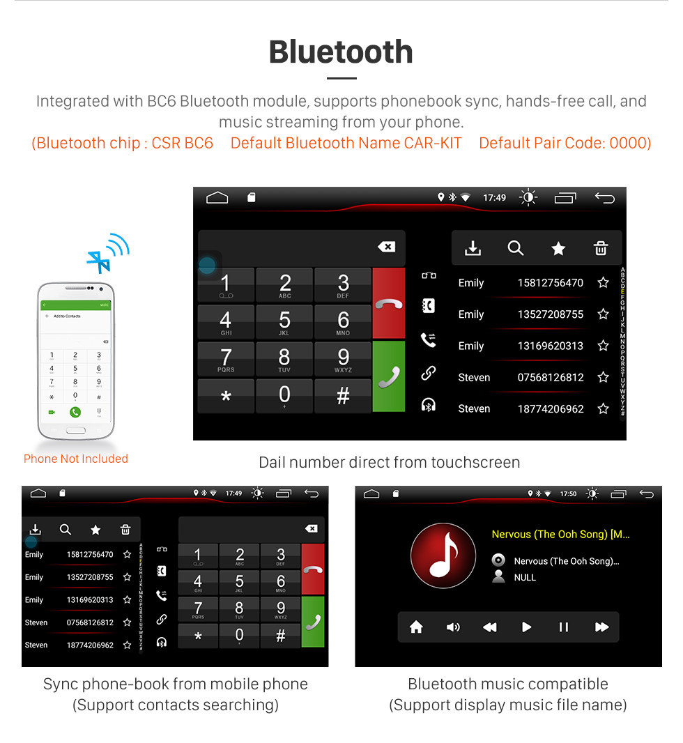 Seicane Android 8.1 Radio HD TouchScreen for 1999-2004 Jeep Grand Cherokee GPS Navigation System Support Bluetooth Mirror link WIFI Backup Camera Steering Wheel control Seicane Android 8.1 Radio HD TouchScreen for 1999-2004 Jeep Grand Cherokee GPS Navigation System Support Bluetooth Mirror link WIFI Backup Camera Steering Wheel control