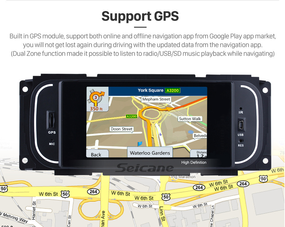Seicane Android 8.1 Radio HD TouchScreen for 1999-2004 Jeep Grand Cherokee GPS Navigation System Support Bluetooth Mirror link WIFI Backup Camera Steering Wheel control Seicane Android 8.1 Radio HD TouchScreen for 1999-2004 Jeep Grand Cherokee GPS Navigation System Support Bluetooth Mirror link WIFI Backup Camera Steering Wheel control