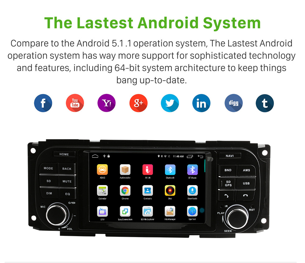 Seicane 5 Zoll Android 12.0 HD Touchscreen Radio für 2003-2006 Jeep Wrangler mit GPS Navigationssystem DVR WIFI OBD2 Bluetooth Lenkradsteuerung Spiegelverbindung 1080P TV USB