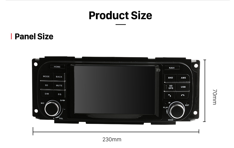 Seicane Radio à écran tactile Android 12.0 HD de 5 pouces pour Jeep Wrangler 2003-2006 avec système de navigation GPS DVR WIFI OBD2 Commande au volant Bluetooth Lien miroir 1080P TV USB