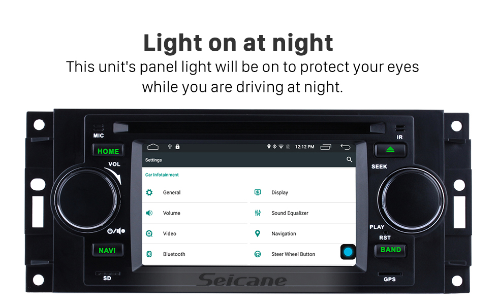 Seicane Android 6.0 HD Touchscreen Car Radio For 2002-2007 CHRYSLER 300C DVD Player GPS Navigation System Bluetooth Phone Music WIFI Support Digital TV DVR USB DAB+ OBDII Steering Wheel Control Backup Camera Seicane Android 6.0 HD Touchscreen Car Radio For 2002-2007 CHRYSLER 300C DVD Player GPS Navigation System Bluetooth Phone Music WIFI Support Digital TV DVR USB DAB+ OBDII Steering Wheel Control Backup Camera
