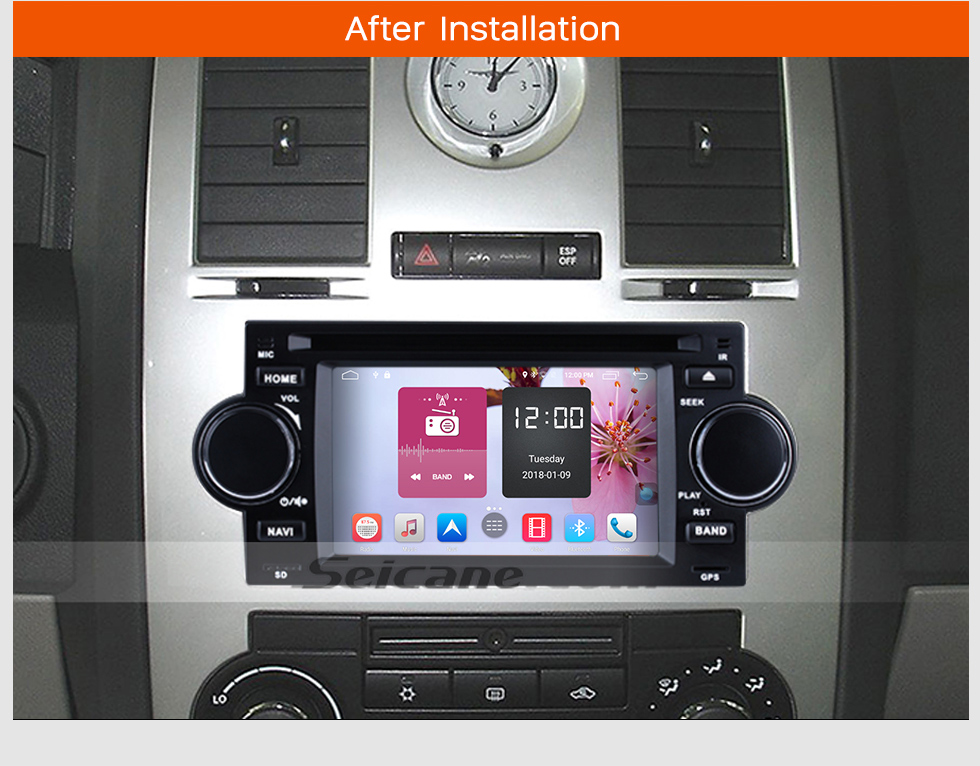 Seicane Android 6.0 HD Touchscreen Car Radio For 2002-2007 CHRYSLER 300C DVD Player GPS Navigation System Bluetooth Phone Music WIFI Support Digital TV DVR USB DAB+ OBDII Steering Wheel Control Backup Camera Seicane Android 6.0 HD Touchscreen Car Radio For 2002-2007 CHRYSLER 300C DVD Player GPS Navigation System Bluetooth Phone Music WIFI Support Digital TV DVR USB DAB+ OBDII Steering Wheel Control Backup Camera