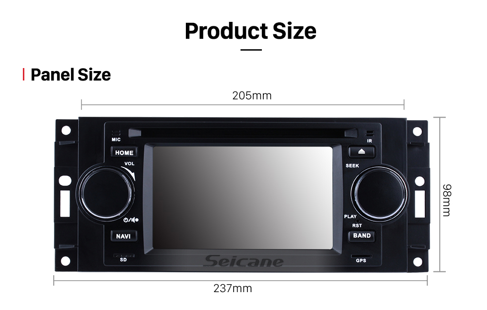 Seicane Android 6.0 HD Touchscreen Car Radio For 2002-2007 CHRYSLER 300C DVD Player GPS Navigation System Bluetooth Phone Music WIFI Support Digital TV DVR USB DAB+ OBDII Steering Wheel Control Backup Camera Seicane Android 6.0 HD Touchscreen Car Radio For 2002-2007 CHRYSLER 300C DVD Player GPS Navigation System Bluetooth Phone Music WIFI Support Digital TV DVR USB DAB+ OBDII Steering Wheel Control Backup Camera