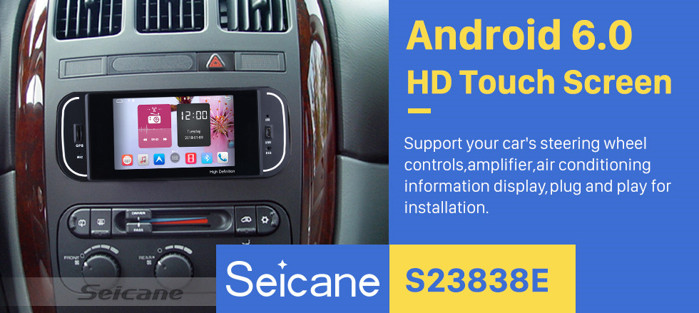 Seicane Android 6.0 HD Touchscreen For 2001-2007 Chrysler 300M PT Cruiser Sebring Concorde Grand Voyager Town & Country Radio GPS Navigation System Bluetooth Support Rearview Camera Seicane Android 6.0 HD Touchscreen For 2001-2007 Chrysler 300M PT Cruiser Sebring Concorde Grand Voyager Town & Country Radio GPS Navigation System Bluetooth Support Rearview Camera