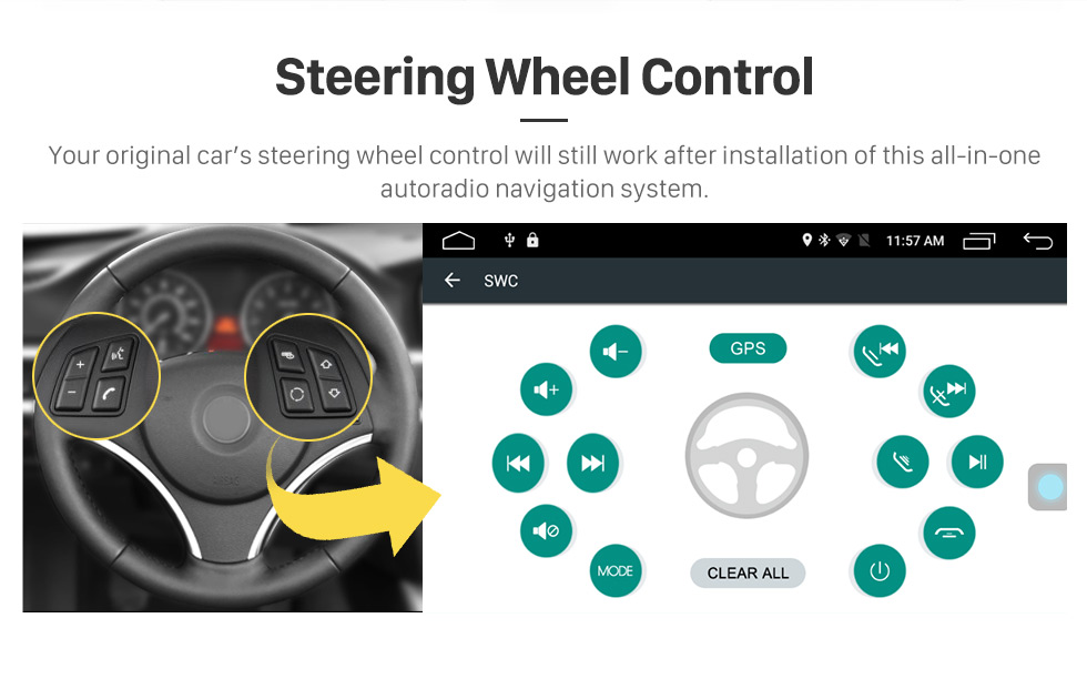 Seicane Послепродажный DVD-плеер Android 8.1 Система GPS-навигации для 2002-2007 Dodge Durango Dakota P/U с OBD2 Bluetooth Радио Зеркальная связь Сенсорный экран DVR Резервная камера ТВ USB SD 1080P Видео WIFI Управление на руле Seicane Послепродажный DVD-плеер Android 8.1 Система GPS-навигации для 2002-2007 Dodge Durango Dakota P/U с OBD2 Bluetooth Радио Зеркальная связь Сенсорный экран DVR Резервная камера ТВ USB SD 1080P Видео WIFI Управление на руле