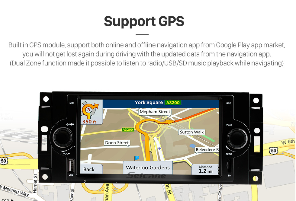 Seicane Послепродажный DVD-плеер Android 8.1 Система GPS-навигации для 2002-2007 Dodge Durango Dakota P/U с OBD2 Bluetooth Радио Зеркальная связь Сенсорный экран DVR Резервная камера ТВ USB SD 1080P Видео WIFI Управление на руле Seicane Послепродажный DVD-плеер Android 8.1 Система GPS-навигации для 2002-2007 Dodge Durango Dakota P/U с OBD2 Bluetooth Радио Зеркальная связь Сенсорный экран DVR Резервная камера ТВ USB SD 1080P Видео WIFI Управление на руле