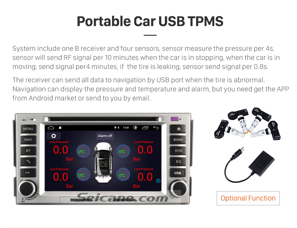 Seicane Android 8.1 Car GPS Navigation System for 2006-2012 HYUNDAI SANTA FE with Radio OBD2 DVD Player Bluetooth WiFi Mirror Link Seicane Android 8.1 Car GPS Navigation System for 2006-2012 HYUNDAI SANTA FE with Radio OBD2 DVD Player Bluetooth WiFi Mirror Link
