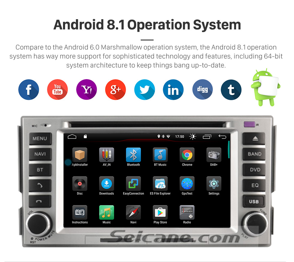 Seicane Android 8.1 Car GPS Navigation System for 2006-2012 HYUNDAI SANTA FE with Radio OBD2 DVD Player Bluetooth WiFi Mirror Link Seicane Android 8.1 Car GPS Navigation System for 2006-2012 HYUNDAI SANTA FE with Radio OBD2 DVD Player Bluetooth WiFi Mirror Link