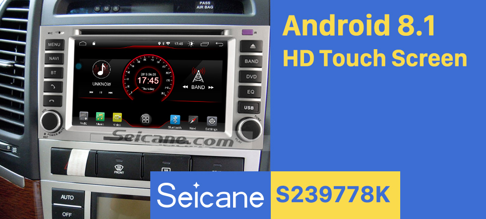 Seicane Android 8.1 Car GPS Navigation System for 2006-2012 HYUNDAI SANTA FE with Radio OBD2 DVD Player Bluetooth WiFi Mirror Link Seicane Android 8.1 Car GPS Navigation System for 2006-2012 HYUNDAI SANTA FE with Radio OBD2 DVD Player Bluetooth WiFi Mirror Link