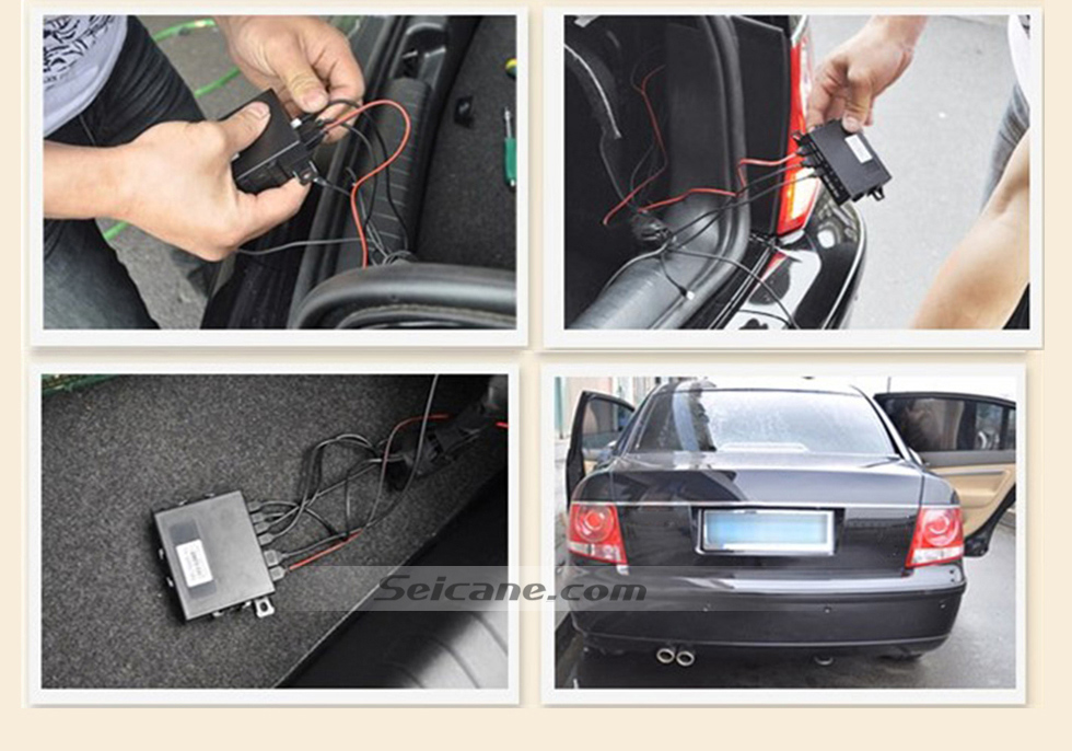 Seicane Sistema de radar de alarme reverso do sensor de assistência do carro sem fio do carro com 4 sensores de rader Monitor de tela LED Seicane Sistema de radar de alarme reverso do sensor de assistência do carro sem fio do carro com 4 sensores de rader Monitor de tela LED