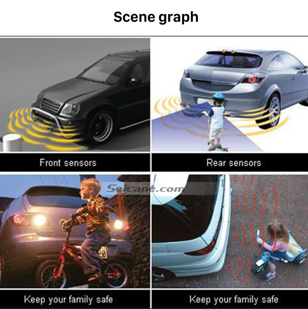 Seicane Wireless LED Display Parking Sensor Sensors Auto Car Reverse Assistance Backup Radar Monitor System rader + 4 Free Shipping Seicane Wireless LED Display Parking Sensor Sensors Auto Car Reverse Assistance Backup Radar Monitor System rader + 4 Free Shipping
