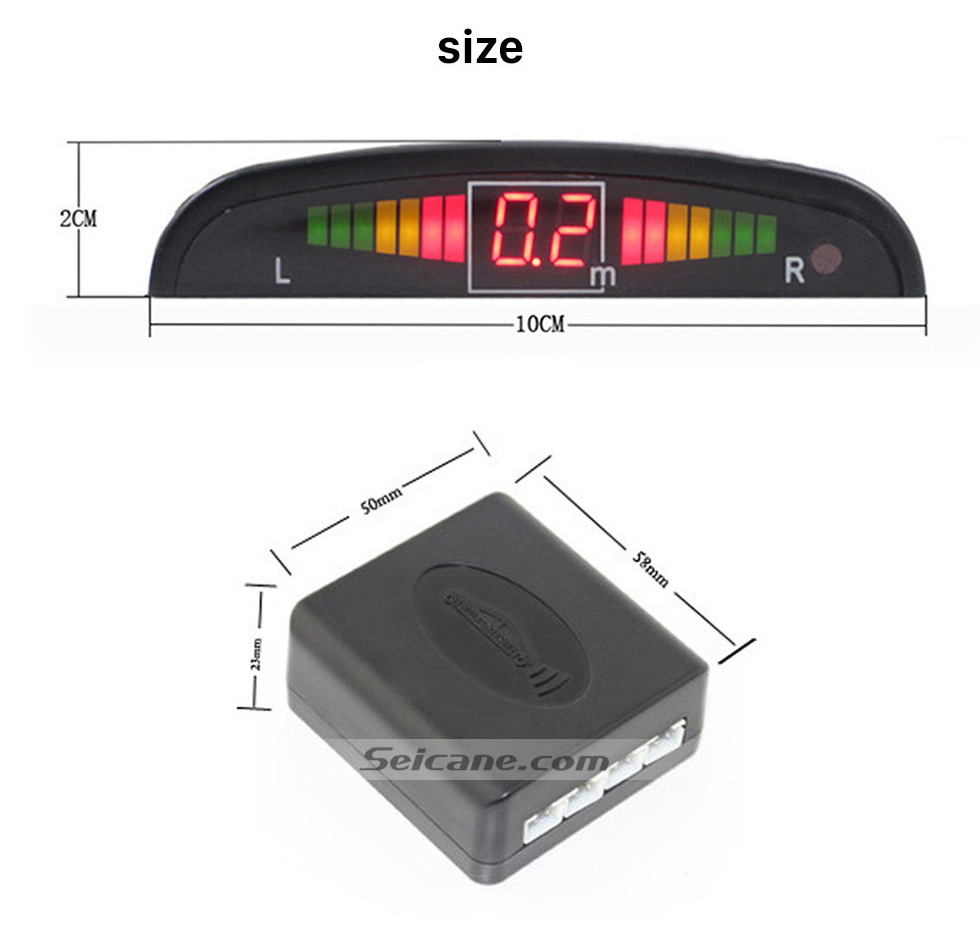 Seicane Wireless LED Display Parking Sensor Sensors Auto Car Reverse Assistance Backup Radar Monitor System rader + 4 Free Shipping Seicane Wireless LED Display Parking Sensor Sensors Auto Car Reverse Assistance Backup Radar Monitor System rader + 4 Free Shipping