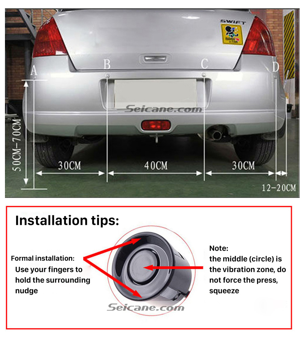 Seicane Seicane Wireless LCD Parking Sensor+Car Parking assistance+Car LCD Parking Reverse Radar with 4 Sensors New Arrival Seicane Seicane Wireless LCD Parking Sensor+Car Parking assistance+Car LCD Parking Reverse Radar with 4 Sensors New Arrival
